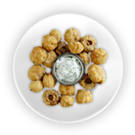 Garlic Mushrooms With Cheese 