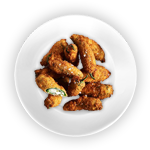 6 Pcs Jalapeno Cream With Fries 