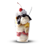 Banana Split Sundae 