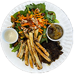 Hot Vegetable Loaded Fries 